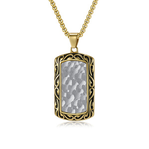 Pendentif en fonte rétro punk rock original pour homme Cadeau de chaîne en acier inoxydable élégant - Product Image 5