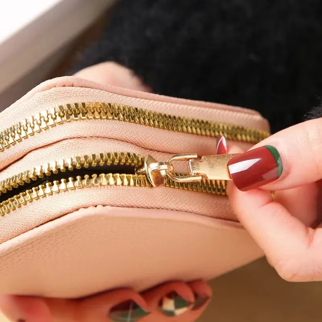 Large Capacity Zipper PU Leather Short Style Wallet with Multi Card Slots and Coin Pouch Cute Fashion Mini Purse