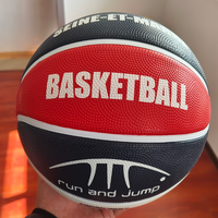 Ballon de basket en caoutchouc d'extérieur, mini ballon de sport en caoutchouc