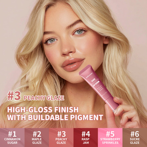 Bálsamo Labial Vegano Impermeable de Venta Caliente, Etiqueta Privada, Set de Brillo Labial Hidratante para Maquillaje - Product Image 5
