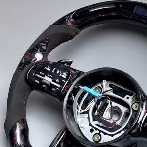 Volant en fibre de carbone forgé sur mesure pour <span class=keywords><strong>Mercedes</strong></span> Benz AMG GT C190 W205 C205 W177 W290 W217 S63 G63 GT63 GTS GTR - Product Image 5
