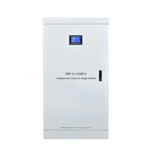 3相50KVA60KVAZBWシリーズ80KVA100KW 380V 50/60 HZ非接触静電圧レギュレーター/スタビライザー