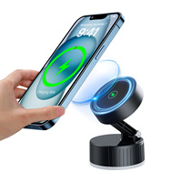 Nouveau support de téléphone magnétique double face pliable et rétractable étanche 2026 pour voiture, avec ventouse, compatible avec tous les téléphones, pour lit et bureau