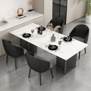 Zxm Dining <b>Chair</b> Nordic <b>Leather</b> Indoor Wholesale Dinning Room Home Furniture Modern Restaurant Luxury Dining <b>Chairs</b> - Product Image 4