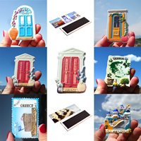 Prix compétitif d'usine Aimant de réfrigérateur personnalisé grèce Souvenirs Turist Magnete Del Frigorifero Grecia Forme Style magnétique