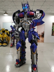 2.7m <span class=keywords><strong>Optimus</strong></span> <span class=keywords><strong>Prime</strong></span> Robot Costume Adulte Cosplay Adulte Robot LED Robot TV & Film Costumes - Product Image 2