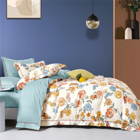 Ensembles de couettes et taies d'oreiller en sergé imprimé personnalisé 100 % polyester 200TC certifiés OEKO BSCI ISO pour usage domestique toutes saisons