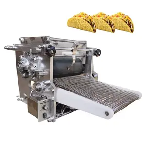 Ev düz ekmek üretim hattı endüstriyel tortilla makinesi makinesi meksika tortilla makinesi kolay kullanım