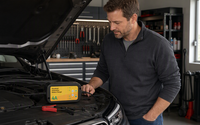 Chargeur et mainteneur de batterie de voiture 4A 6V/12V pour voitures, camions et VUS, compatible batteries plomb-acide et lithium – Approvisionnement direct usine
