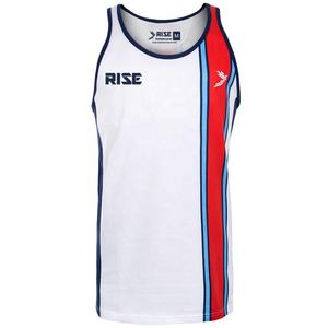 Débardeur de sport blanc pour enfants et hommes, coupe ajustée, sublimation intégrale, pour la course, le MMA et le BJJ - Product Image 5
