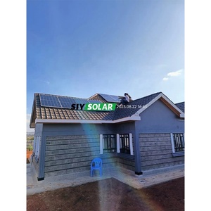 Générateur solaire d'urgence hors réseau de 5000 watts avec panneaux hybrides MPPT en silicium monocristallin et utilisation en extérieur - Product Image 4