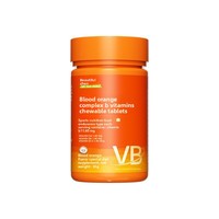 Comprimés d'orange sanguine et de complexe de vitamines B, complément alimentaire en marque blanche, OEM, pour une meilleure densité osseuse, non destiné aux enfants