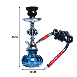 Chicha <span class=keywords><strong>Wookah</strong></span> en verre de petite taille, ensemble complet haut de gamme Mig Shesha Shisha - Product Image 2
