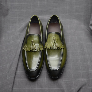 Zapatos casuales de negocios de alta gama, de nuevo estilo, hechos de cuero genuino y con una superficie lisa, adecuados para hombres. - Product Image 3