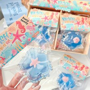 ของเล่นบีบคลายเครียดพลาสติกสีสันสดใสซีรีส์ซัมเมอร์โอเชียน  แบบนุ่มพิเศษ บรรจุกล่องสี 12 ชิ้น สำหรับเด็ก - Product Image 1