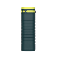 Botella de Viaje de Acero Inoxidable de Doble Pared con Boca Pequeña, Libre de BPA, con Tapa de un Toque