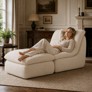 Canapé inclinable <span class=keywords><strong>en</strong></span> forme de <span class=keywords><strong>L</strong></span>, ensemble modulaire <span class=keywords><strong>en</strong></span> mousse, canapé <span class=keywords><strong>en</strong></span> tissu blanc, garnissage <span class=keywords><strong>en</strong></span> éponge, meubles confortables pour le salon - Product Image 4