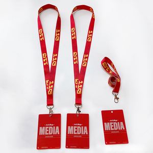 Custom Promotional Screen Printed Neck RPET Lanyards Printing Custom logo Sublimation Polyester Anime Lanyard with logo Custom - Product Image 1