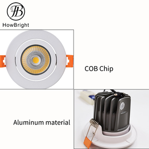 Anneau intérieur réglable en Offre Spéciale encastré LED intérieur 12W <span class=keywords><strong>Spot</strong></span> de <span class=keywords><strong>plafond</strong></span> en aluminium et plastique pour éclairage en duvet de magasin de bureau - Product Image 2