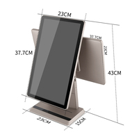 LICON 15.6+/11.6 Sistema POS Todo en Uno, Intel I5, Windows, Pantalla Táctil Capacitiva Delgada de Aleación, Caja Registradora, Bluetooth 5.2, 3 Años de Garantía
