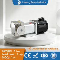 Pompe à engrenages à entraînement magnétique en acier inoxydable 316L pour liquides à haute/moyenne/basse viscosité, compatible diesel, pour l'industrie alimentaire