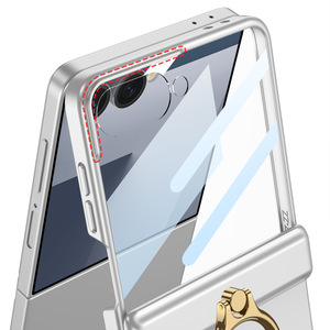 Étui magnétique antichoc pour <span class=keywords><strong>Samsung</strong></span> Galaxy <span class=keywords><strong>Z</strong></span> Flip 7 avec <span class=keywords><strong>support</strong></span> rotatif à 360 degrés et protection d'écran intégrée - Product Image 6