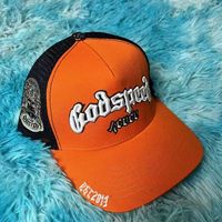 Gorra de Béisbol Bordada Personalizada al por Mayor Godspeed 4ever, Gorra Vintage de 6 Paneles con Cierre a Presión, Unisex para Hombre y Mujer, OEM