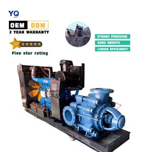 Pompe centrifuge horizontale multi-étages à haute pression pour produits chimiques, pompe à eau multi-étages pour l'alimentation en eau des immeubles de grande hauteur - Product Image 1