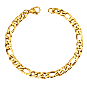 <span class=keywords><strong>Set</strong></span> <span class=keywords><strong>Collana</strong></span> <span class=keywords><strong>e</strong></span> <span class=keywords><strong>Bracciale</strong></span> da <span class=keywords><strong>Uomo</strong></span> Hip Pop in Acciaio Inossidabile 316L con Catena Cubana a Coda di Volpe - Product Image 2