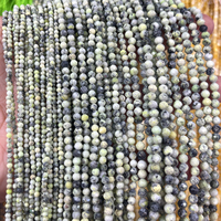 2/3/4mm pierre naturelle cristaux à facettes améthystes Quartz rose Jades pierres précieuses perles entretoises rondes pour la fabrication de bijoux bracelet à bricoler soi-même