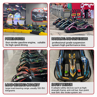 Go Kart Eléctrico para Adultos, Ligero, Duradero, Seguro y Divertido, con Batería de Litio de Carga Rápida, para Deportes al Aire Libre y Aficiones