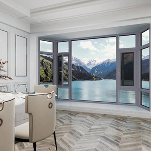 Ventanas abatibles de doble acristalamiento con marco de aluminio de rotura térmica CBMMART con certificado NFRC - Product Image 6