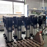 Pompe à eau centrifuge verticale multi-étages en acier inoxydable 2 HP 1,1 kW, contrôle entièrement automatique, haute pression, pompe intelligente