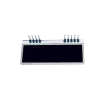 Écran LCD transparent à 7 segments, petit format, personnalisé pour usine, à faible consommation d'énergie, pour compteurs d'énergie domestiques et instruments de contrôle de puissance