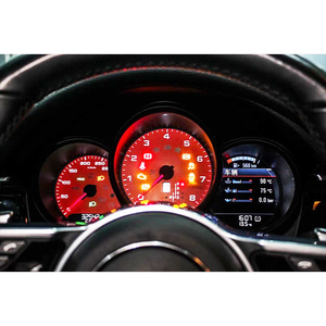 Papier de cadran de tableau de bord personnalisé 2014-<span class=keywords><strong>2023</strong></span> pour Porsche <span class=keywords><strong>Macan</strong></span> 718 95B 981 982 – Amélioration de la face avant des jauges intérieures Rouge Jaune - Product Image 4