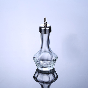 Botella de vidrio amarga cuadrada de cuello largo con tapa ABSINTHE Essence Medicinal Wine Barware Tool Bartender Kit para viaje - Product Image 6