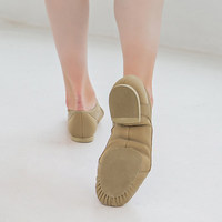 Chaussures de danse jazz françaises à bout bas, élastiques, en cuir de vachette importé, pour la pratique de la danse moderne