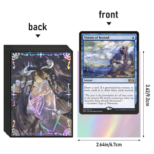 Personalizado <span class=keywords><strong>Yugioh</strong></span>/MTG holograma animación tarjeta mangas plástico juego de mesa naipes Protector - Product Image 3
