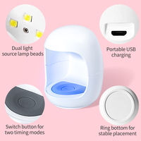 3W Led Mini Lampe à Ongles QQ Egg Gel Nail Led Lampe Uv DIY Lampe à Led Sèche-Ongles 6cm8cm