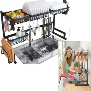 <span class=keywords><strong>Escurridor</strong></span> <span class=keywords><strong>de</strong></span> <span class=keywords><strong>platos</strong></span> ajustable para organizador <span class=keywords><strong>de</strong></span> cocina estante <span class=keywords><strong>de</strong></span> ahorro <span class=keywords><strong>de</strong></span> espacio <span class=keywords><strong>de</strong></span> almacenamiento sobre el fregadero, <span class=keywords><strong>escurridor</strong></span> <span class=keywords><strong>de</strong></span> <span class=keywords><strong>platos</strong></span> <span class=keywords><strong>de</strong></span> <span class=keywords><strong>acero</strong></span> <span class=keywords><strong>inoxidable</strong></span> - Product Image 3