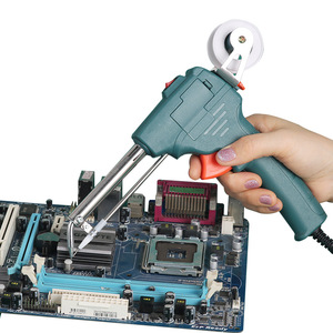 Herramienta de <span class=keywords><strong>soldadura</strong></span> eléctrica de estañado Manual de 60W de larga duración incluye soldador de regulación de calor externo <span class=keywords><strong>con</strong></span> tipo de interruptor - Product Image 1