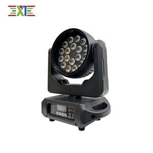 Projecteur LED professionnel XJ 18x10W RGBW 4-en-1 à tête mobile, contrôle DMX512, Pan/Tilt 540/270, éclairage de scène silencieux - Product Image 4