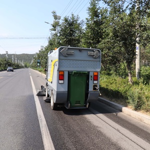 Balayeuse de voirie électrique à quatre roues avec aspiration haute pression, balayeuse de <span class=keywords><strong>sol</strong></span>, <span class=keywords><strong>balai</strong></span> motorisé, alimentée par batterie, bac à poussière de 240 L - Product Image 3