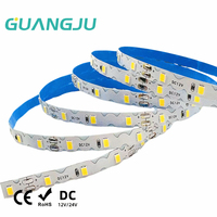 Bande LED en forme de S auto-adhésive 2835 intégrée, facile à plier, souple, mini lettre lumineuse basse tension pour TV, blanc chaud