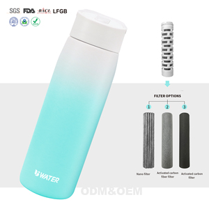 Double couche en acier inoxydable 304 sans PBA <span class=keywords><strong>meilleur</strong></span> <span class=keywords><strong>purificateur</strong></span> <span class=keywords><strong>d</strong></span>'<span class=keywords><strong>eau</strong></span> potable filtre à <span class=keywords><strong>eau</strong></span> filtrée bouteille meilleure <span class=keywords><strong>randonnée</strong></span> en tritan - Product Image 1