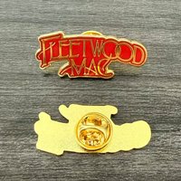 Al por mayor: Pines de solapa de metal esmaltados de la banda de rock Fleetwood Mac, broches de música clásica, insignias y accesorios de colección para fans