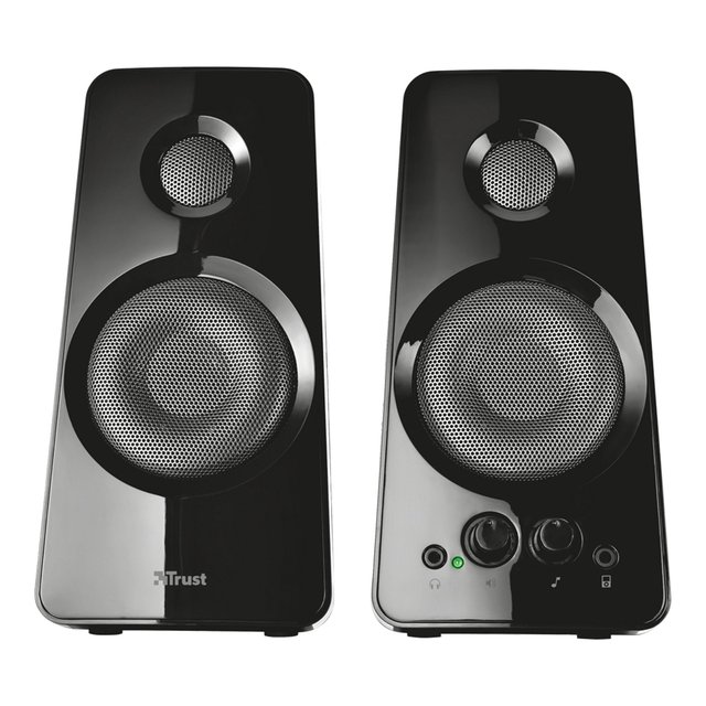 Trust Tytan 2.0 Speaker Set Black 18W PC Audio Stereo Speakers