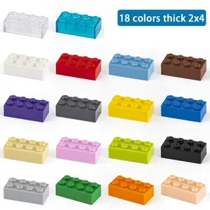 MOC NO.3001 DIY Parts 2x4 Dots Thick High Small Particles Plastic Compatible 5+ Educational Building Block Bricks Toys for Kids