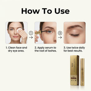 Toptan Kendi Laboratuvarımızla Test Edilmiş Vegan Hint Yağı Kirpik Serumu Su Geçirmez Hormon İçermeyen Kirpik Uzatıcı Nemlendirici - Product Image 3