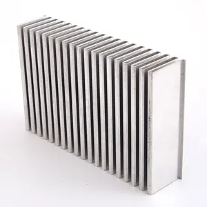 판 핀 열교환 기 부품 라디에이터 알루미늄 핀용 압출 알루미늄 합금 물결 모양의 주름진 난류기 핀